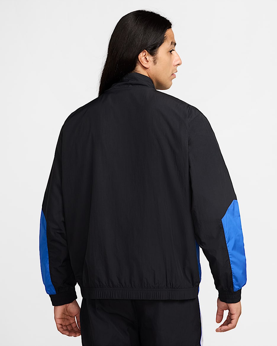 Nike Sportswear Men s Woven Tracksuit Jacket Black Nylon